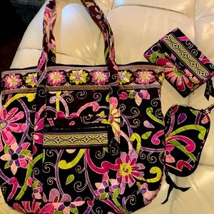 3 pc Vera Bradley bag set